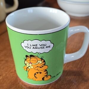 Vintage Garfield Coffee Mug 1978 Jim Davis Valentines Anniversary Date Present